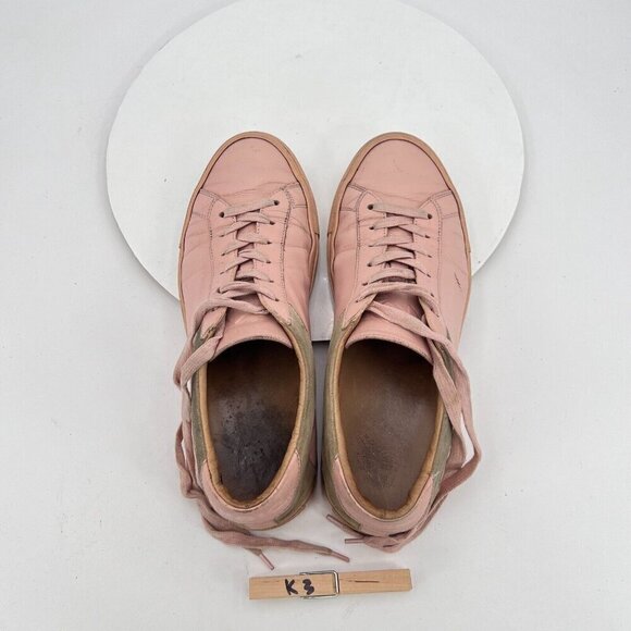 Koio Capri Women Size EU 39 US 9 Pink Leather Brown Suede Low Top Lace Up Shoes - Picture 11 of 14